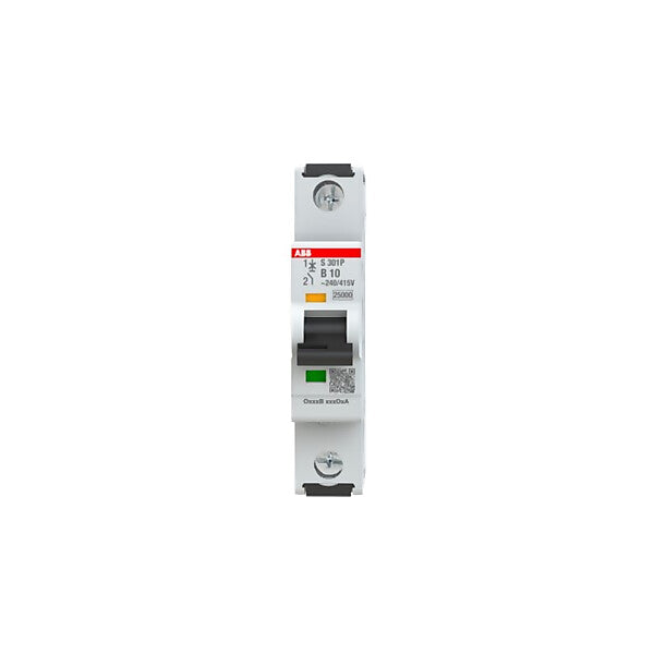 ABB Sicherungsautomat 25kA, 10A, 1P S301P-B10